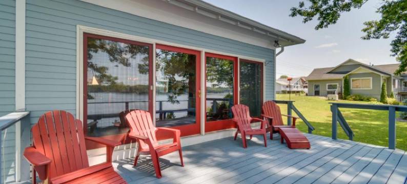 Sodus湾滨水度假屋：黄金地段！(Waterfront Getaway on Sodus Bay: Prime Location!)图片
