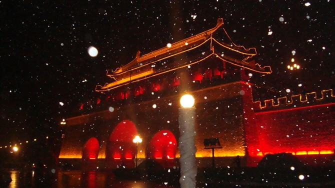 凤台县旅游景点-寿县古城墙