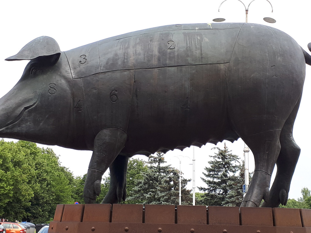 Sculpture Bronze Pig-塔尔图必去景点