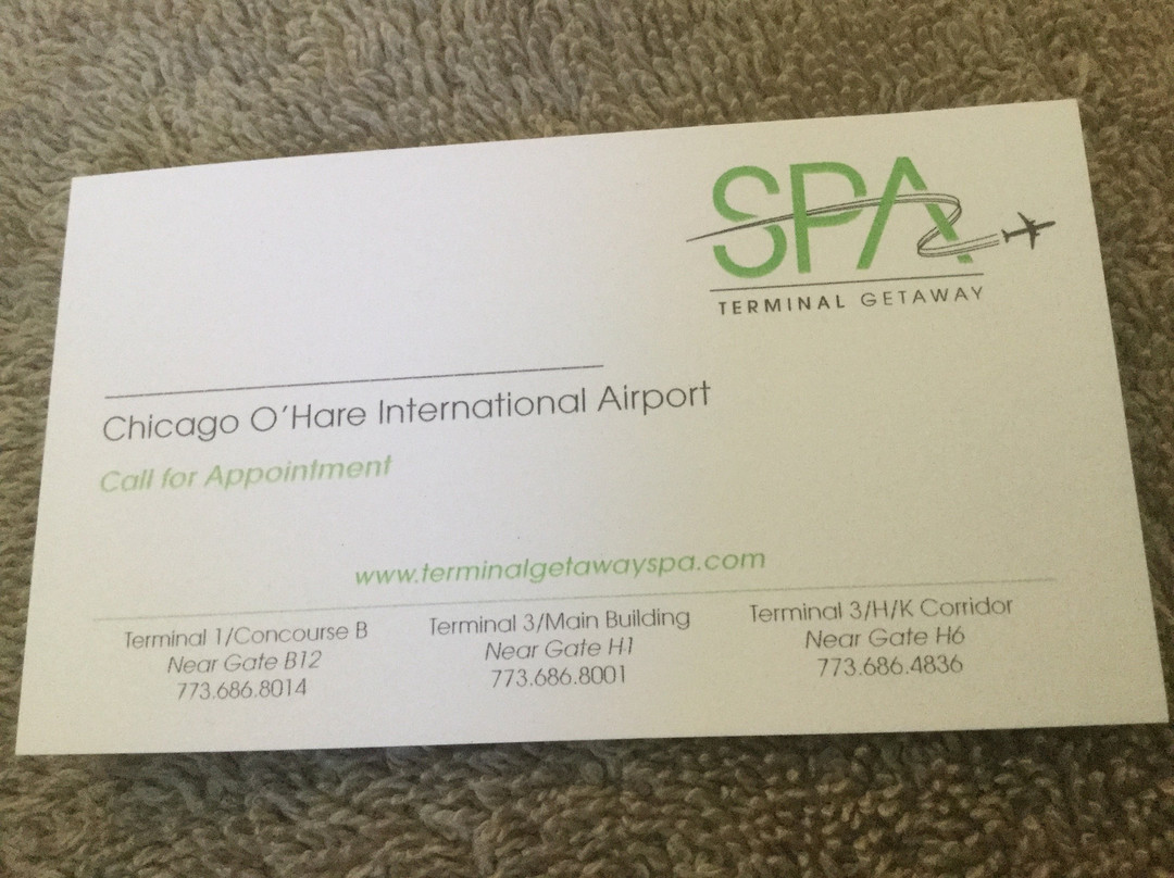 Terminal Getaway Spa-芝加哥必去景点