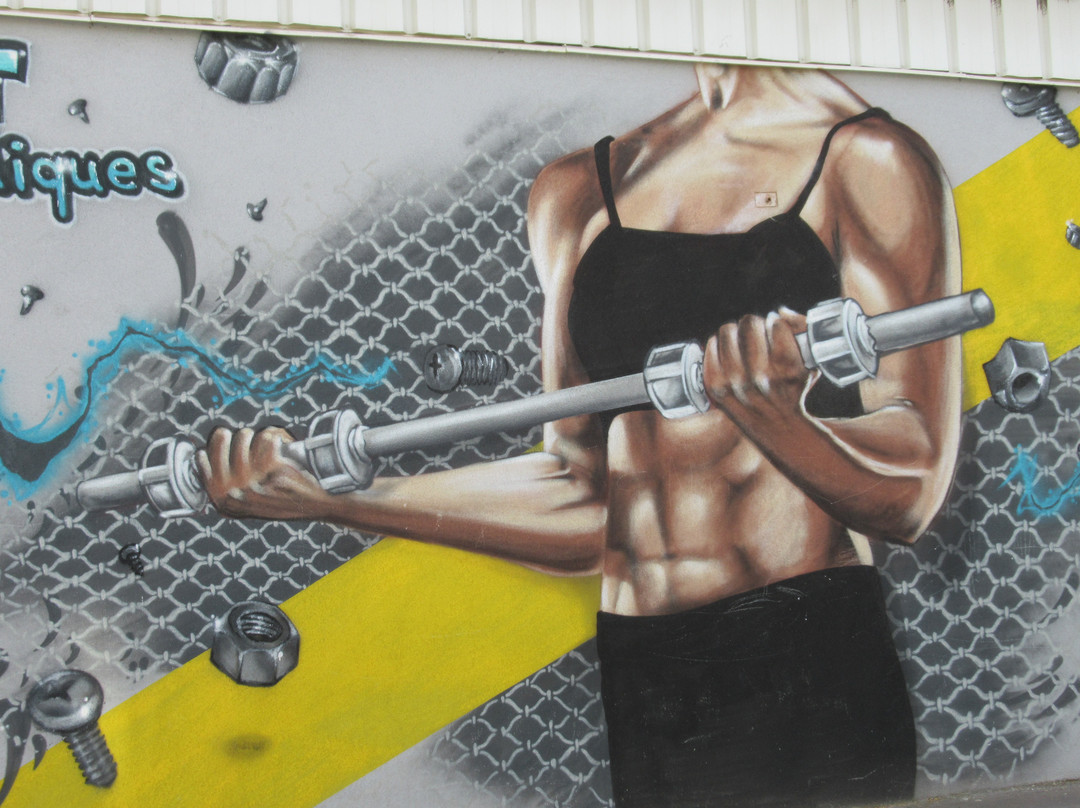 Fresque "AMF - Atelier Metallurgique de Fermeture"-欧贝维利耶必去景点
