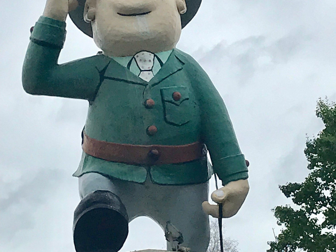 Flintabbaty Flonatin Statue-Flin Flon必去景点