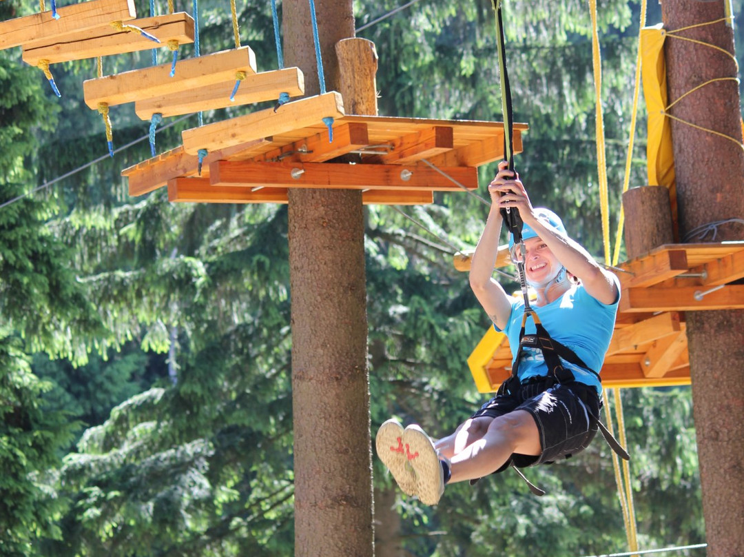 Lanový Park a Lezecká stěna Bedřichov