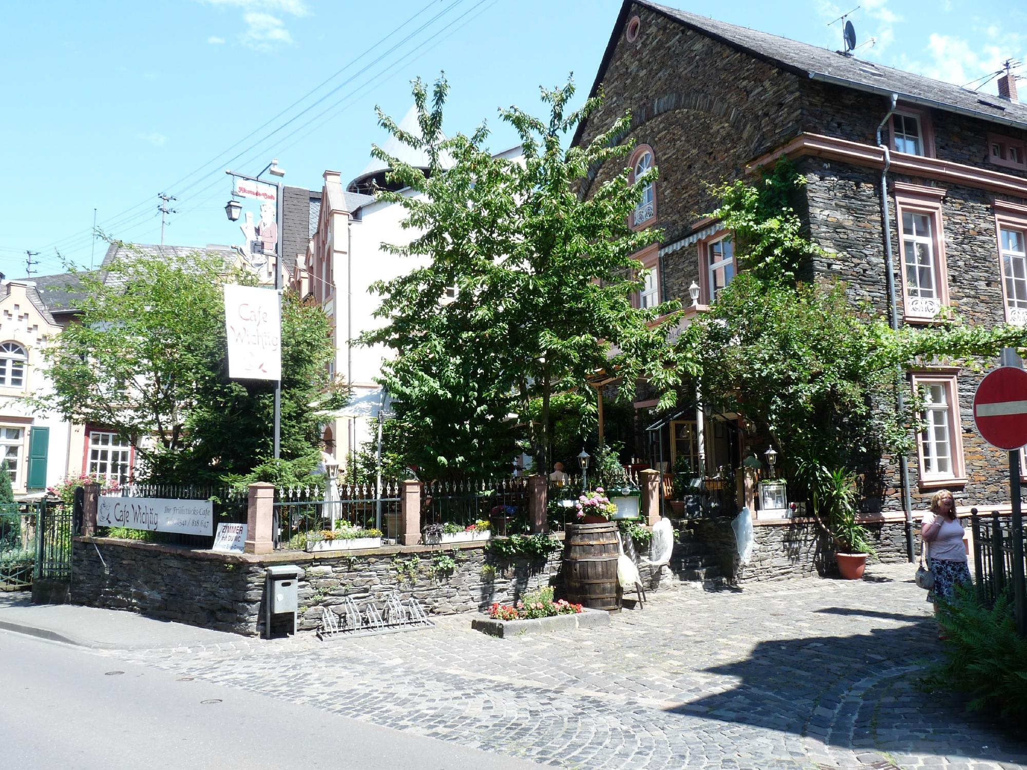 Pension Altstadt Cafe Trarbach-浴室