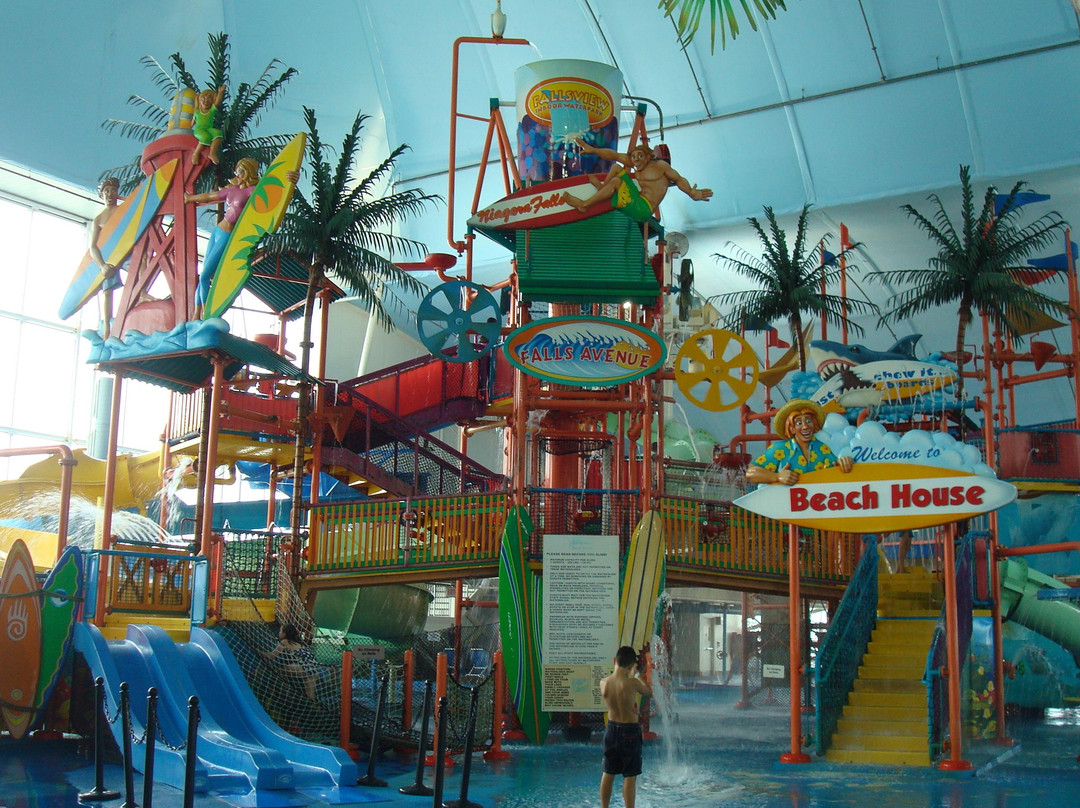 瀑布景观室内水上乐园-尼亚加拉大瀑布必去景点