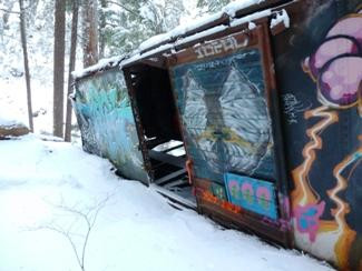 The Whistler Train Wreck Trail-惠斯勒必去景点