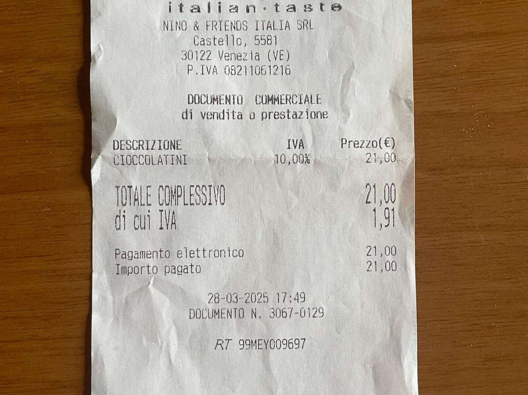 Nino and Friends Venezia San Lio-威尼斯必去景点