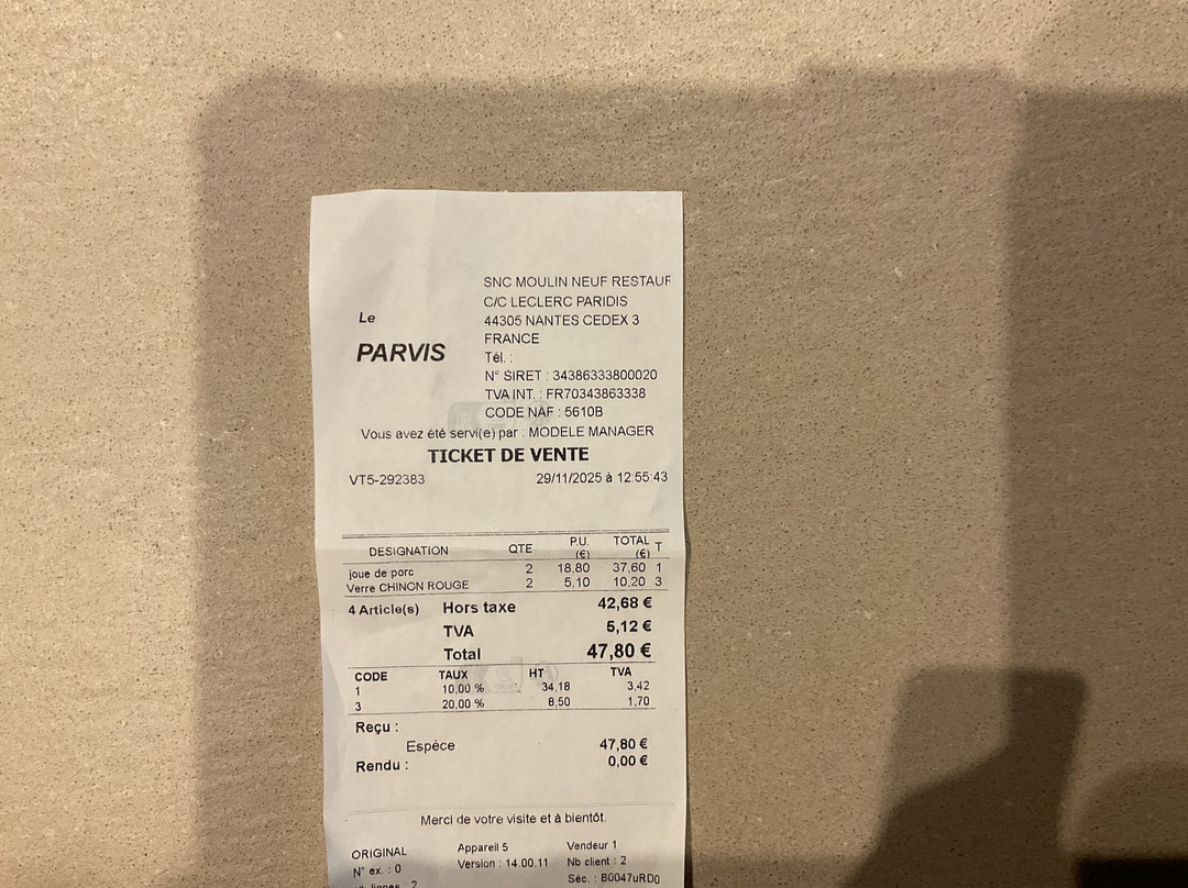 Restaurant Le Parvis