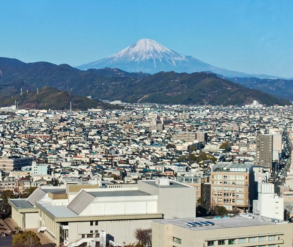 Prefectural Office Annex 21st Floor Lobby Outlook-静冈市必去景点