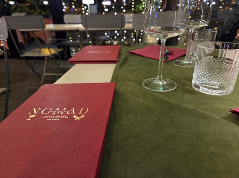 Nomad coffee drink food