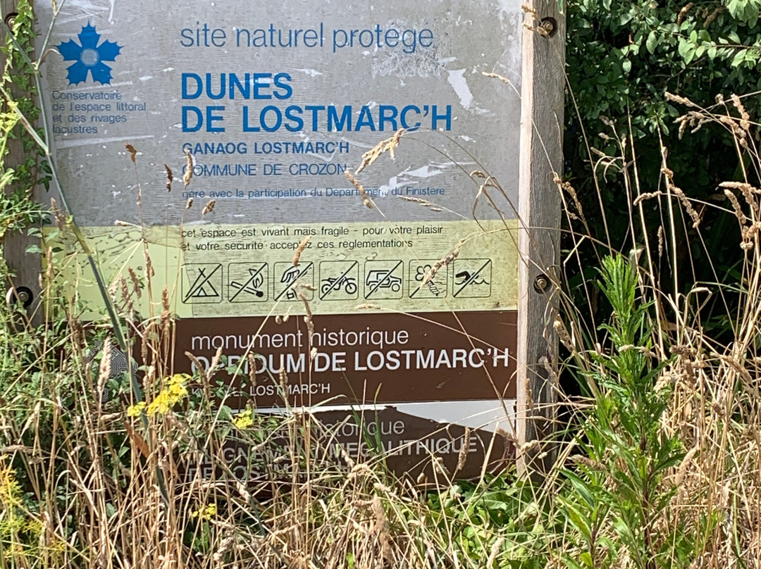 Plage de Lostmarc'h-Crozon必去景点