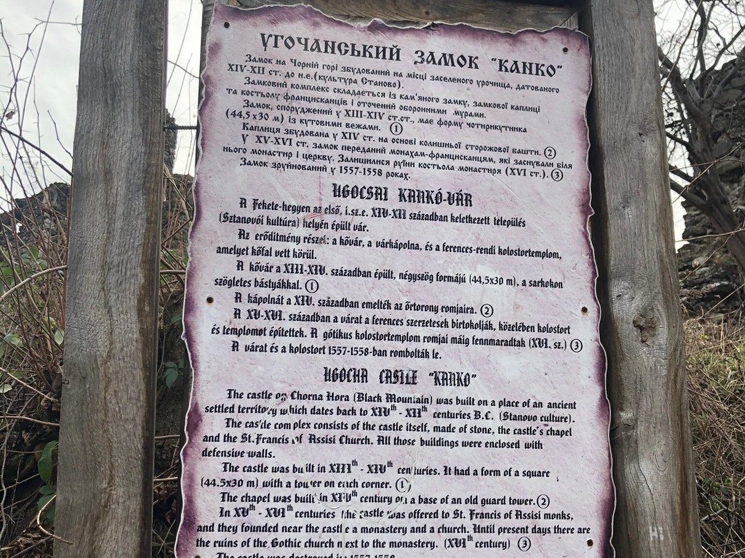 Kankiv Castle-Vynohradiv必去景点