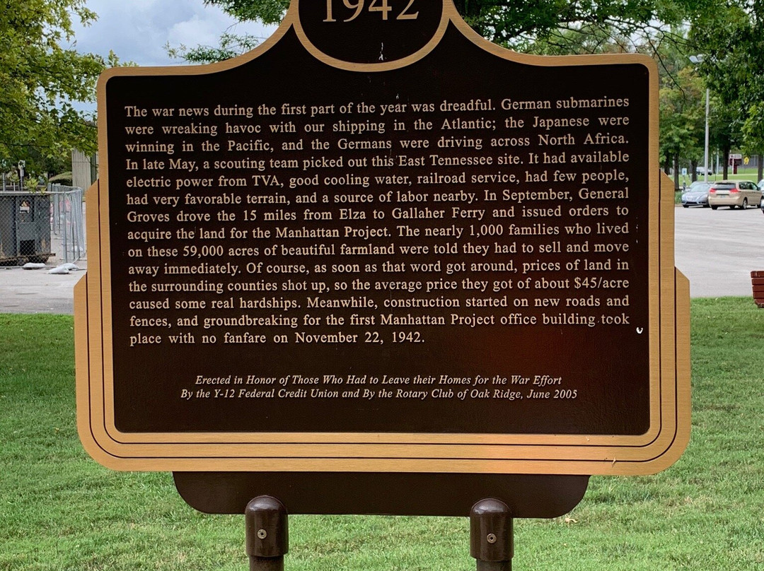 The Secret City Commemorative Walk-橡树岭必去景点