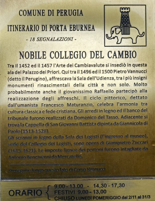 Collegio del Cambio-佩鲁贾必去景点
