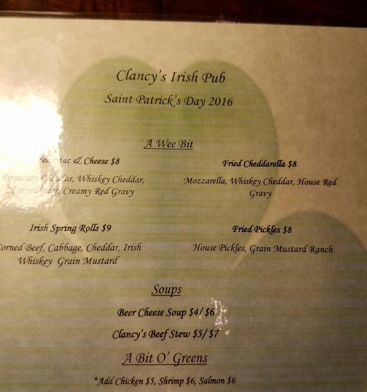 Wheat Ridge旅游景点-Clancy's Irish Pub