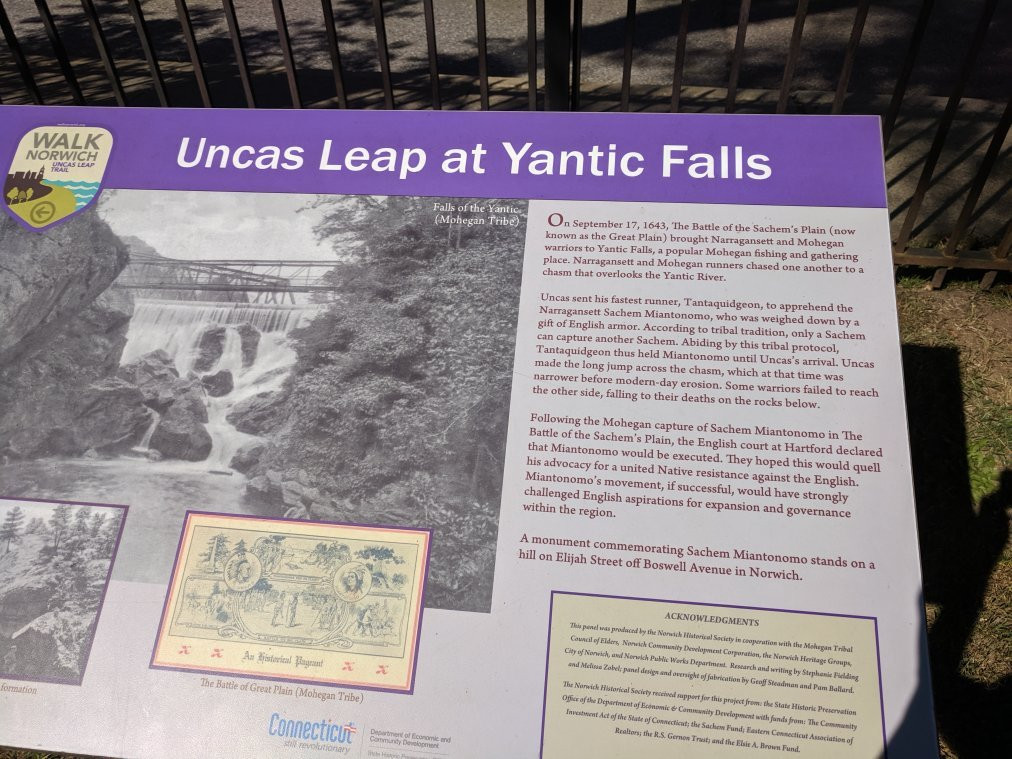 Yantic Falls-诺威奇必去景点