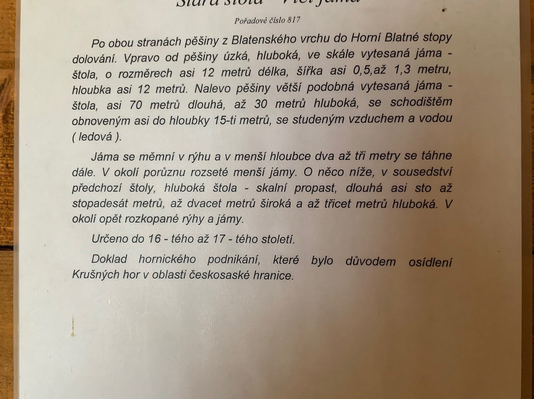 Naucna stezka Horni Blatna - Vlci jamy-Horni Blatna必去景点