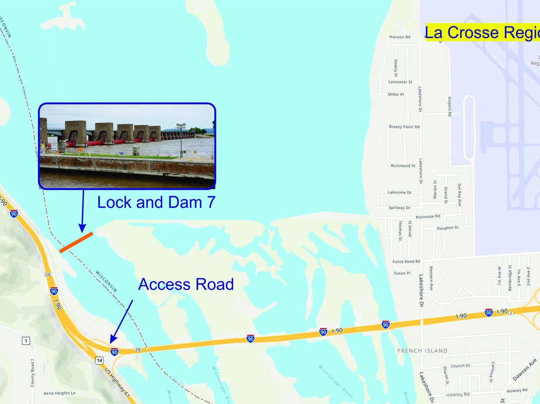 Lock and Dam No 7景点图片