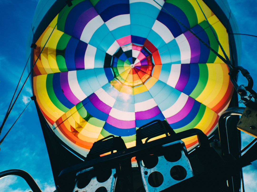 Balloons In Flight Over New Jersey景点图片