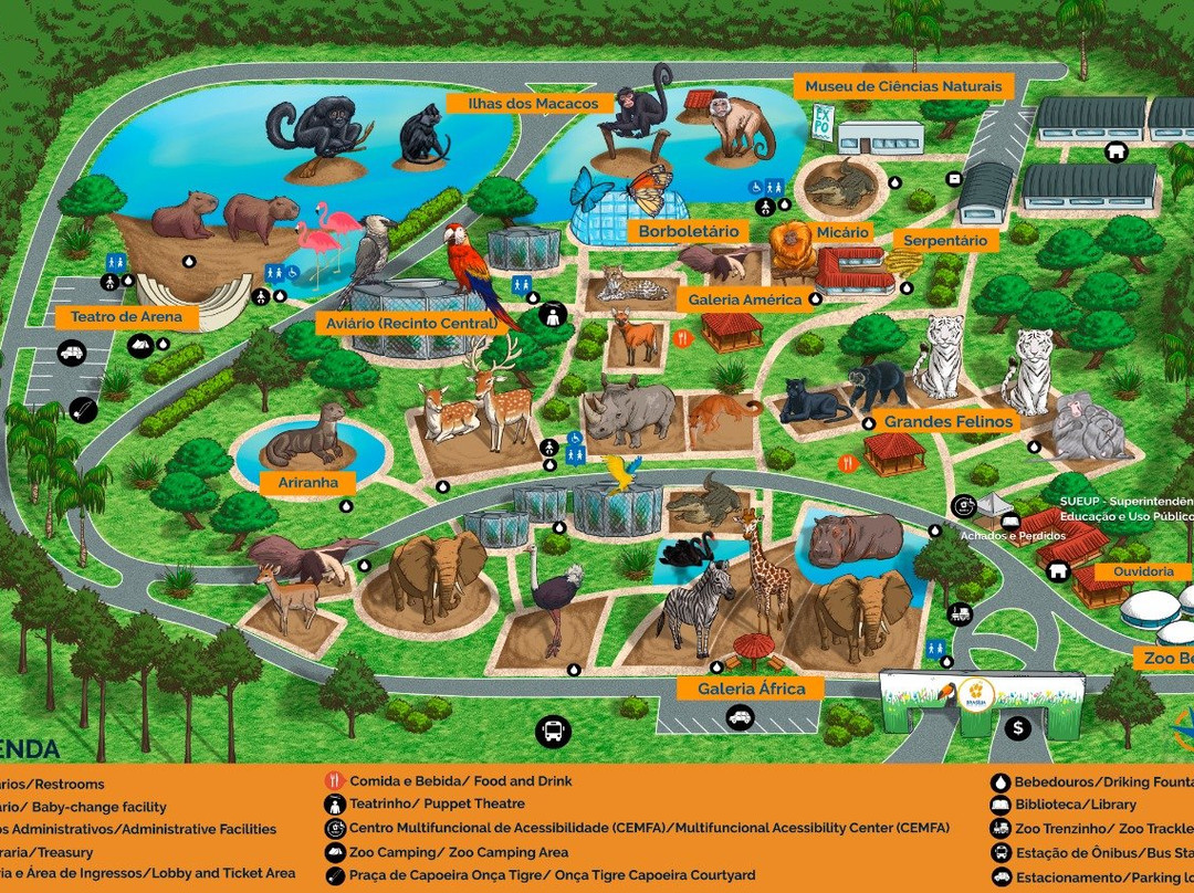 Jardim Zoológico De Brasília-巴西利亚必去景点