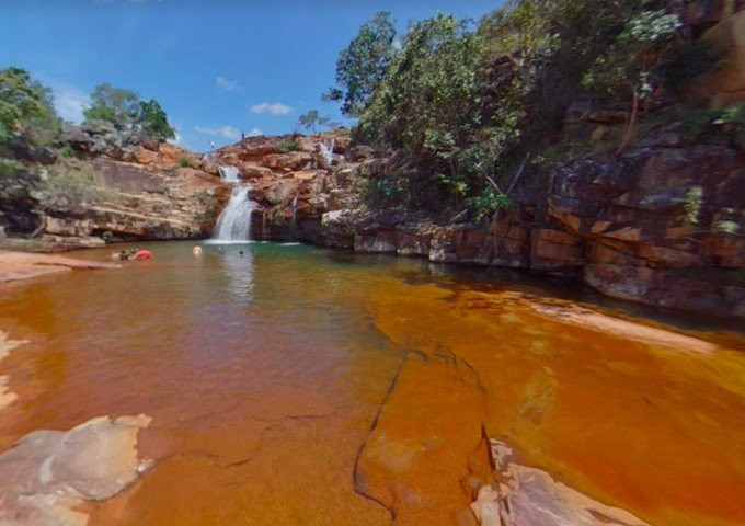 Uiramuta旅游景点-Cachoeira Sete Queda