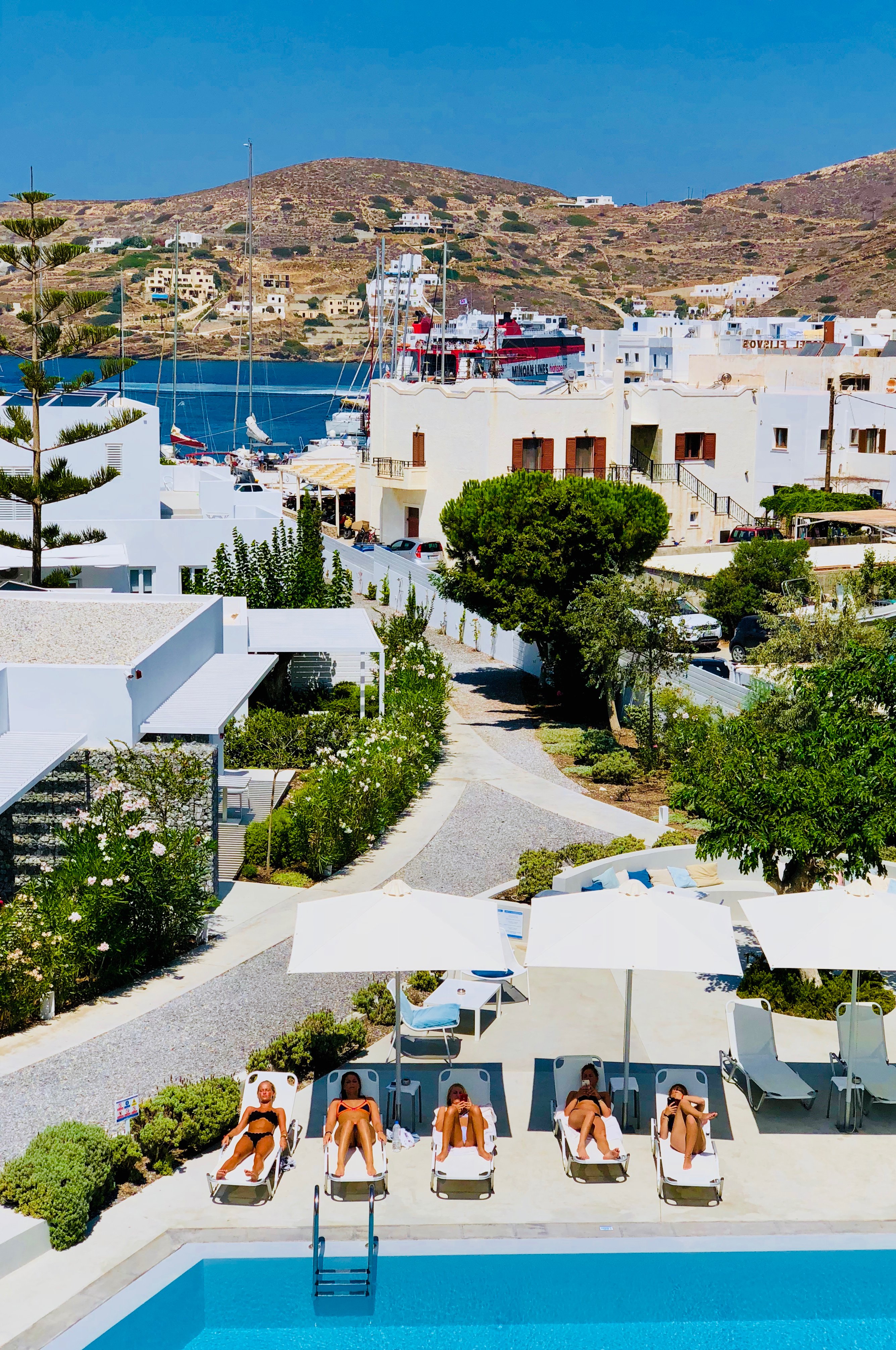 Relux Ios Hotel-泳池