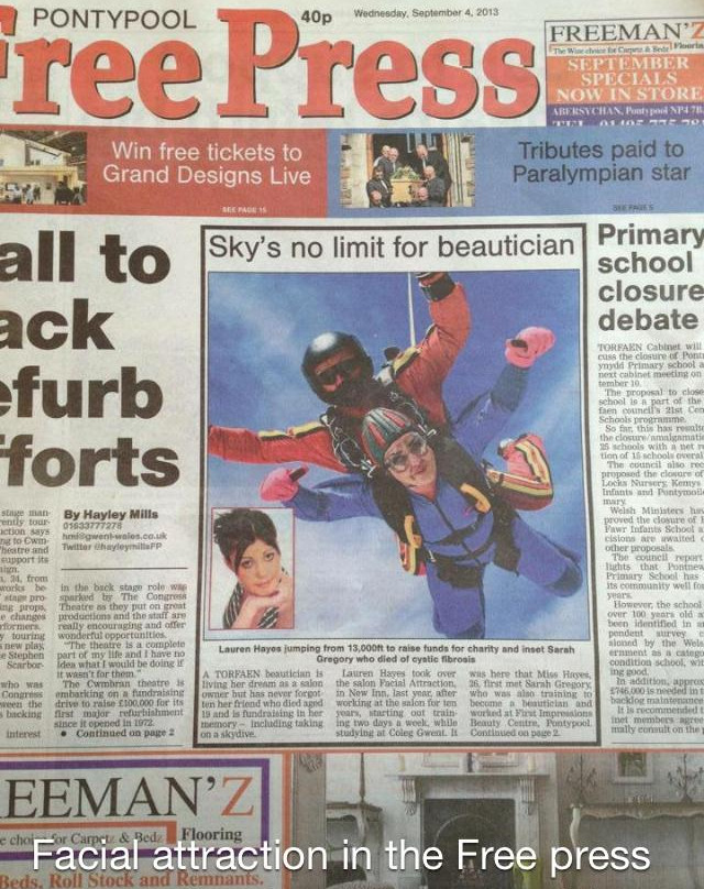 Facial Attraction-Pontypool必去景点