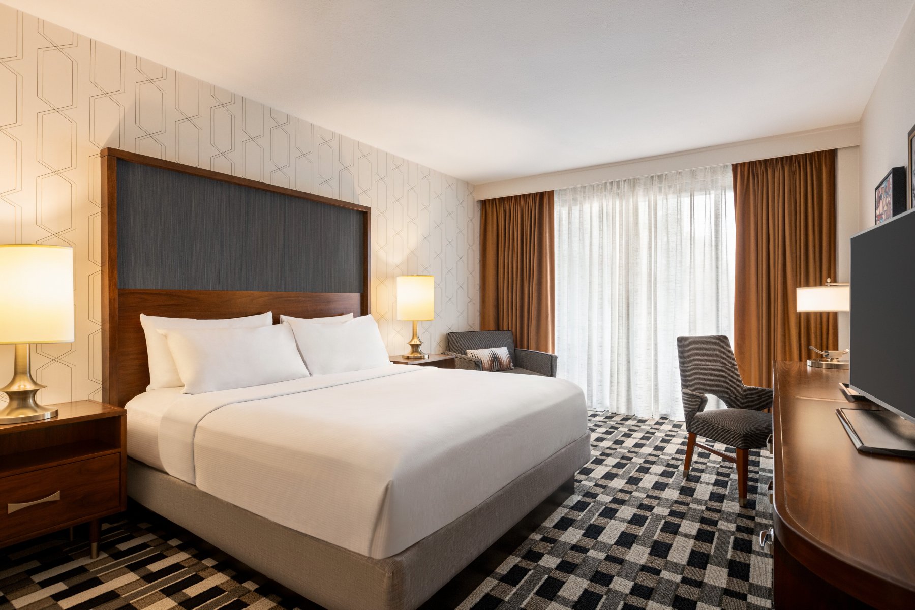亚特兰大市中心美国酒店-希尔顿启缤精选酒店-客卧