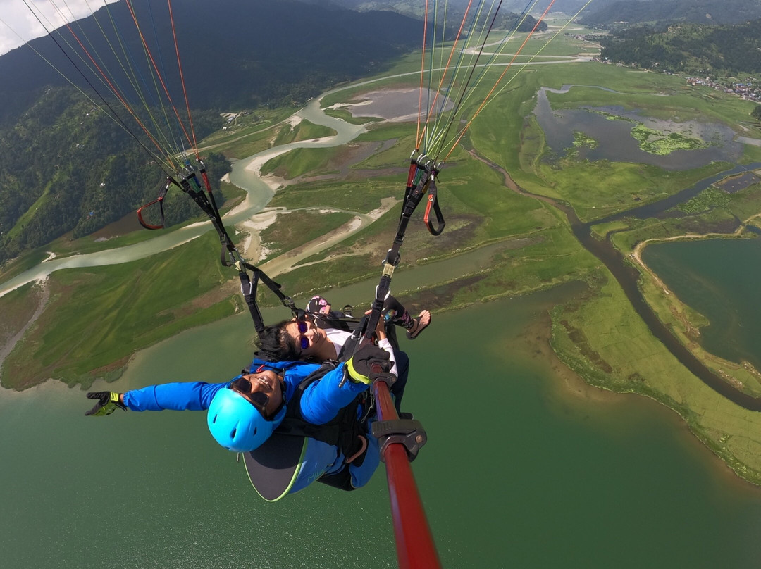 Pokhara adrenaline paragliding-博卡拉必去景点