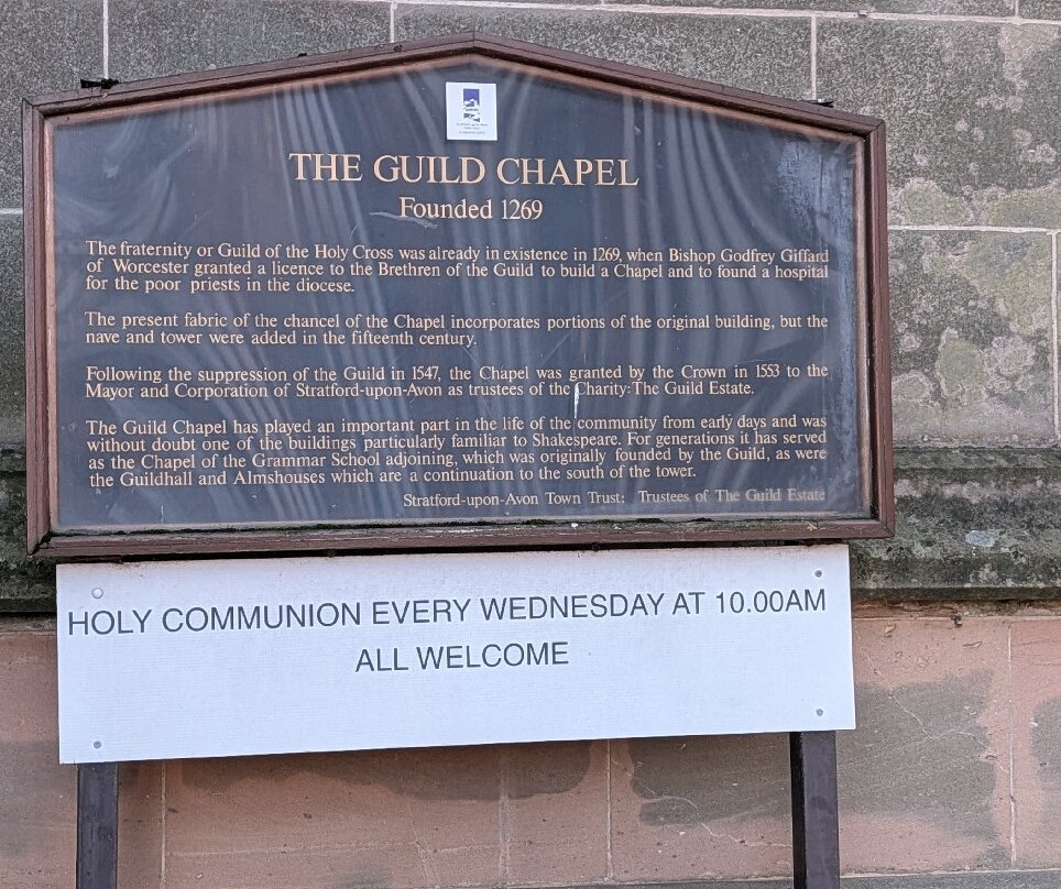 The Guild Chapel-埃文河畔斯特拉特福必去景点