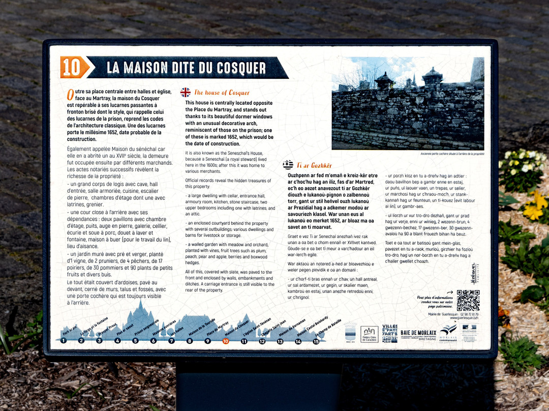 La Maison du Cosquer-Guerlesquin必去景点