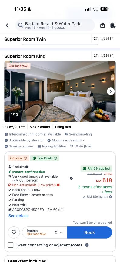 Bertam Resort & Water Park Penang-旅行者