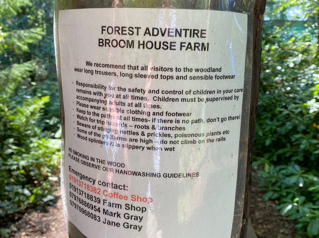 Broom House Farm Forest Adventure-Witton Gilbert必去景点