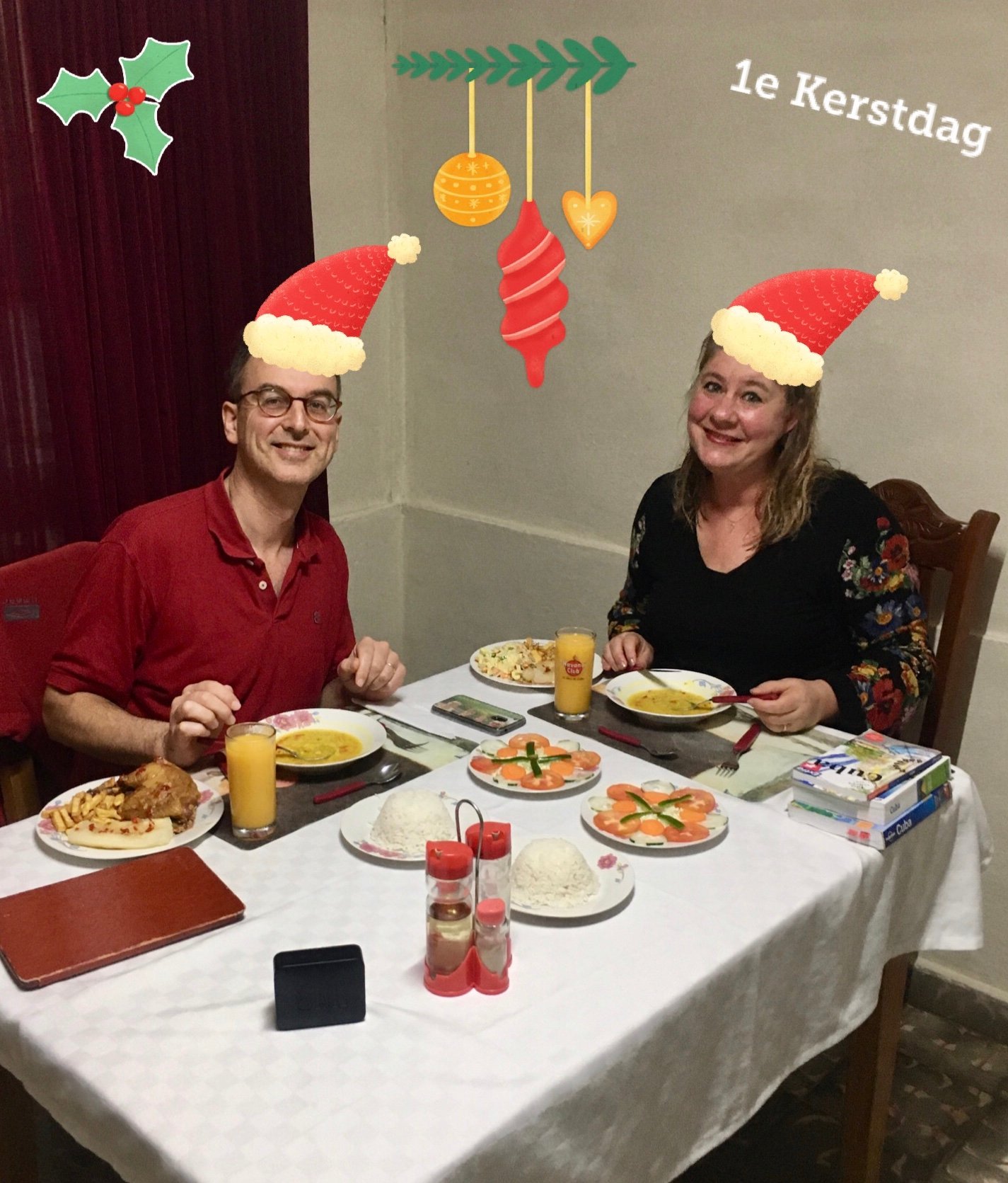 Casa Hospedaje Villa Duque-餐饮