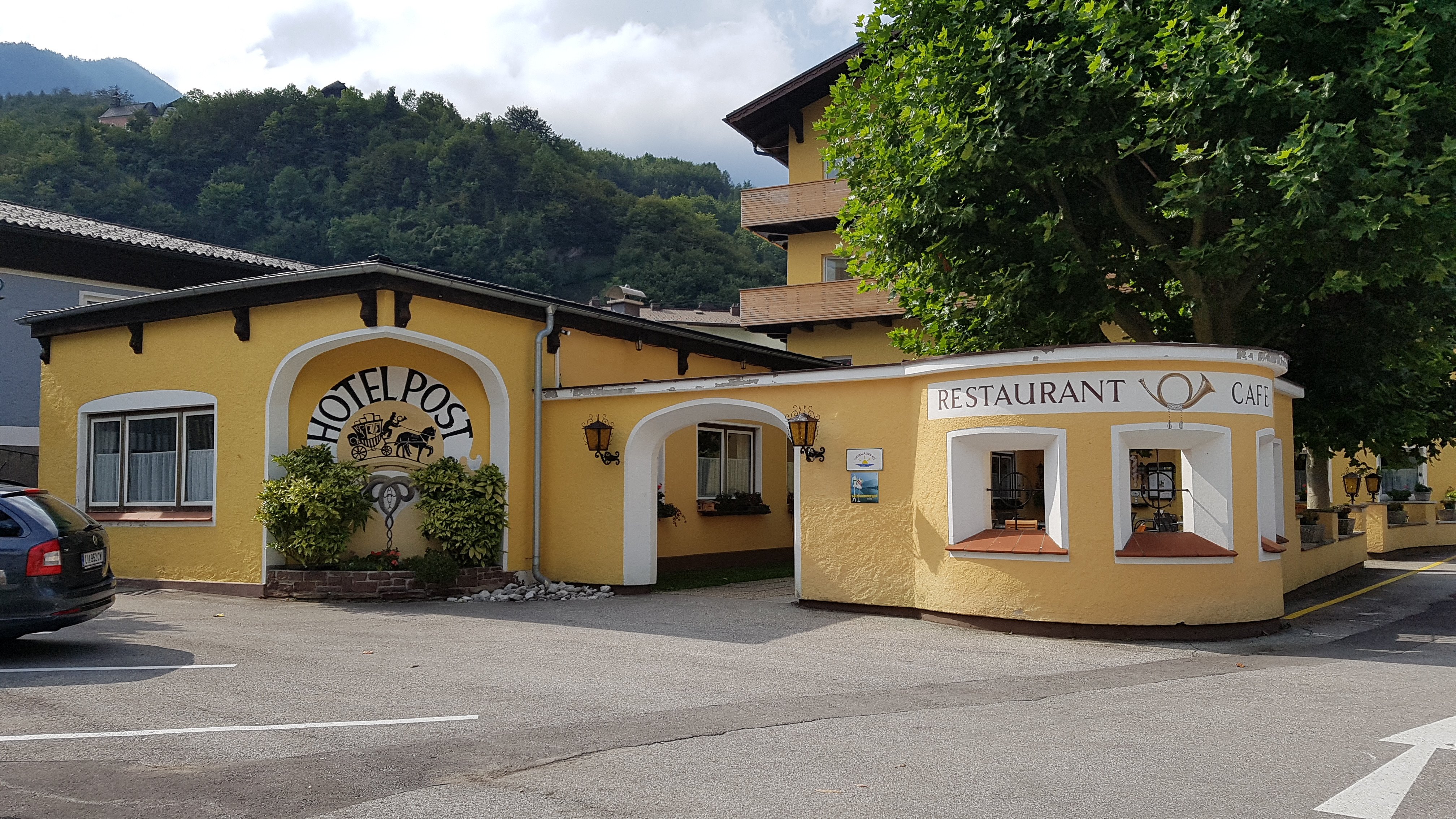 Landhotel Post Ebensee-浴室