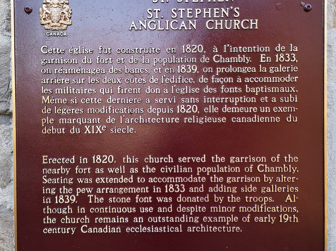 St. Stephen's with St. James Anglican Church of Chambly景点图片