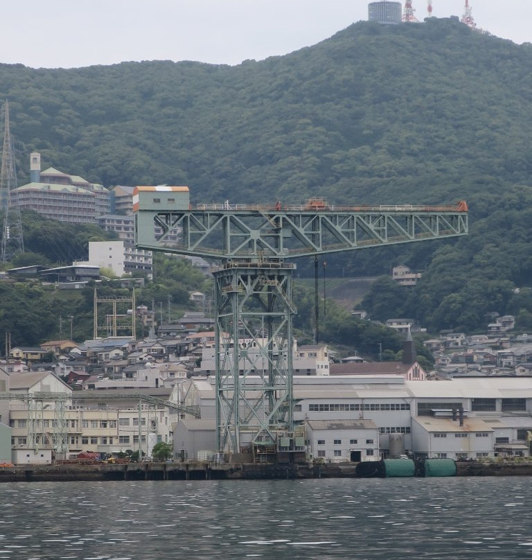 Mitsubishi Nagasaki Shipyard Giant Cantilever Crane-长崎市必去景点