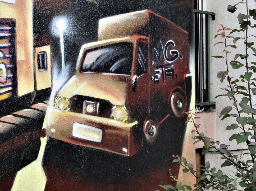Fresque "Abbé Road" - MG.Eta-讷伊普莱桑斯必去景点