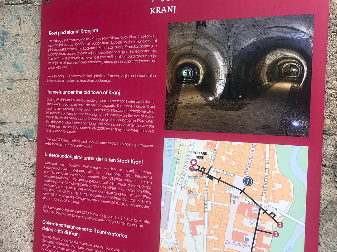 The Tunnels under the old town Kranj-Kranj必去景点
