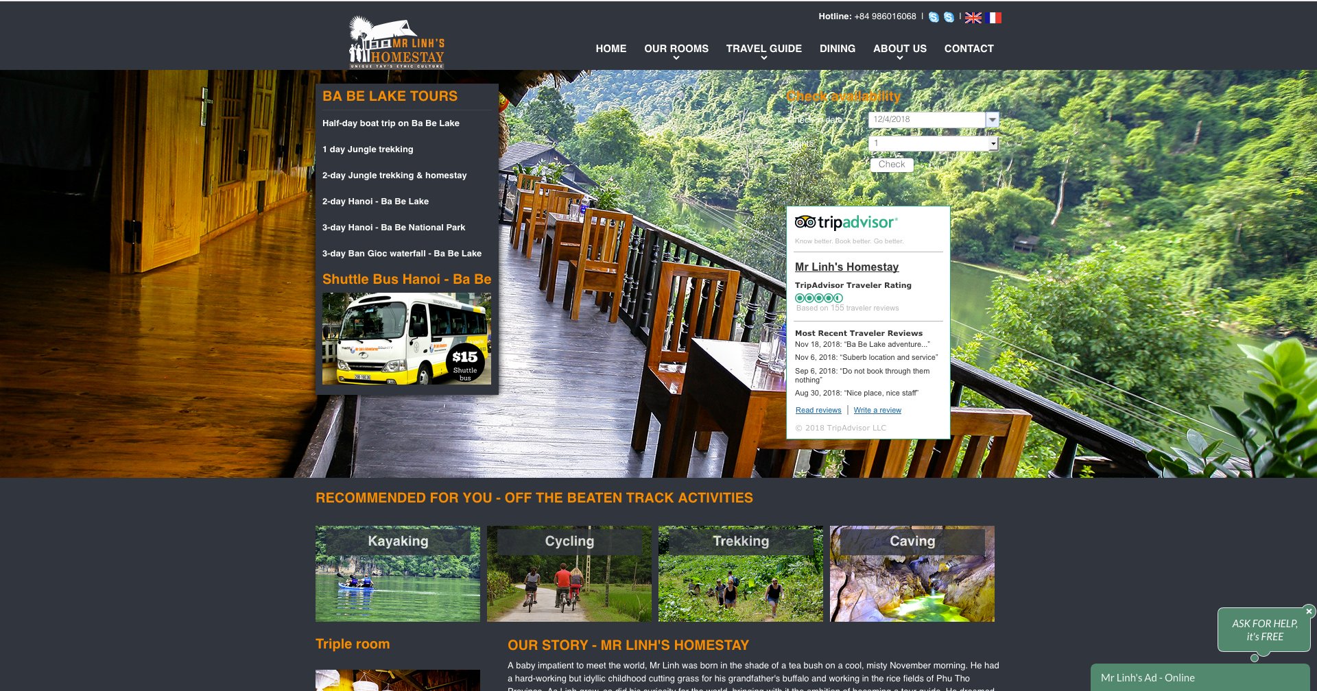 Ba Be Jungle Houses-官方