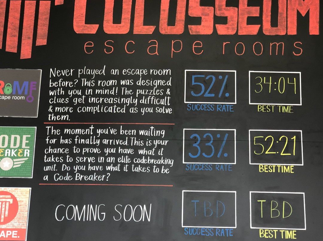 Colosseum Escape Rooms景点图片