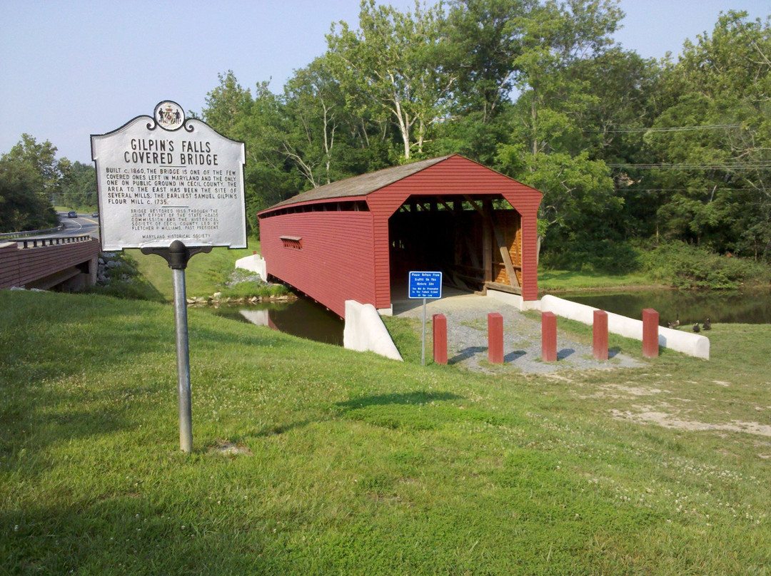 Gilpin's Falls Covered Bridge-埃尔克顿必去景点