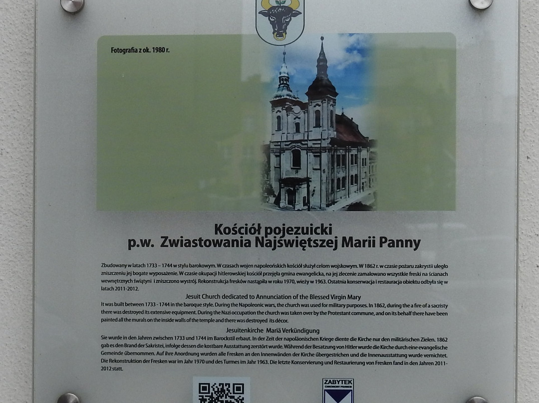 Koscioł pojezuicki pw. Zwiastowania Najswietszej Marii Panny景点图片