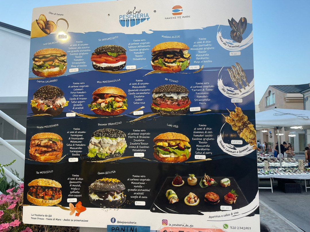 La pescheria da Giò. Panini di mare