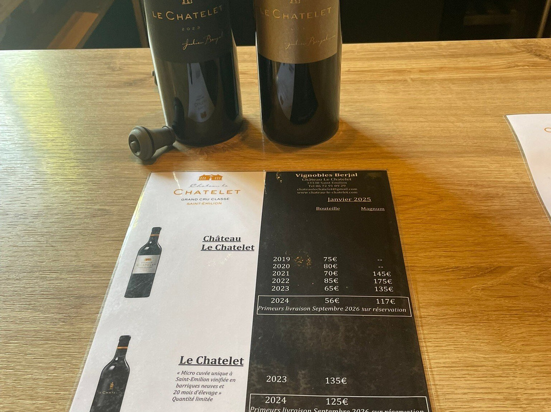 Chateau Le Chatelet-圣埃美隆必去景点