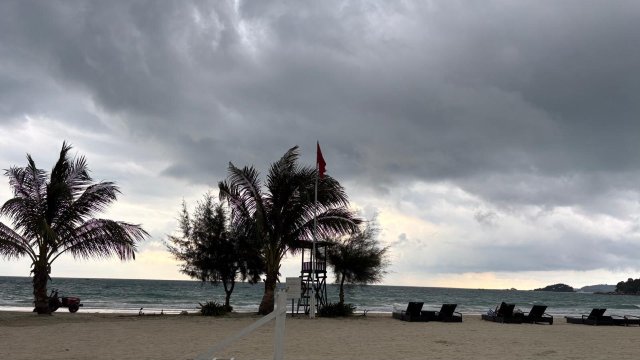 民丹岛乐古浪鸿居酒店-泳池