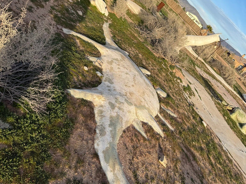 Concrete Dinosaurs Of Apple Valley, Ca-Apple Valley必去景点