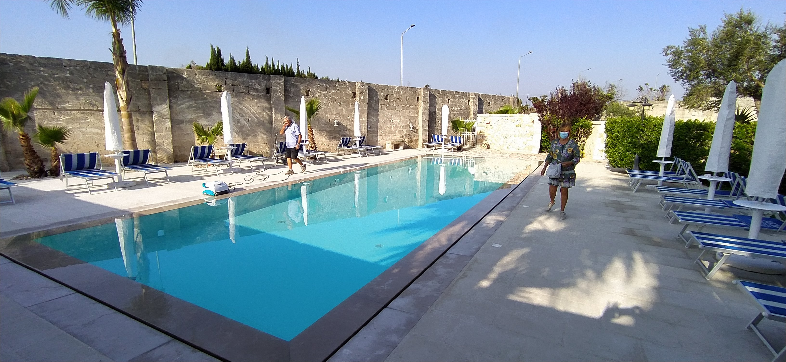 Hotel Villa Rosa Antico-泳池