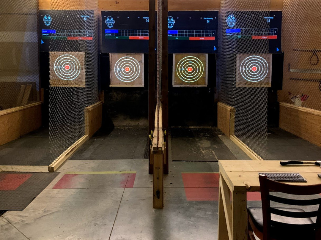 Wood Shed Axe Throwing-西尔万湖必去景点