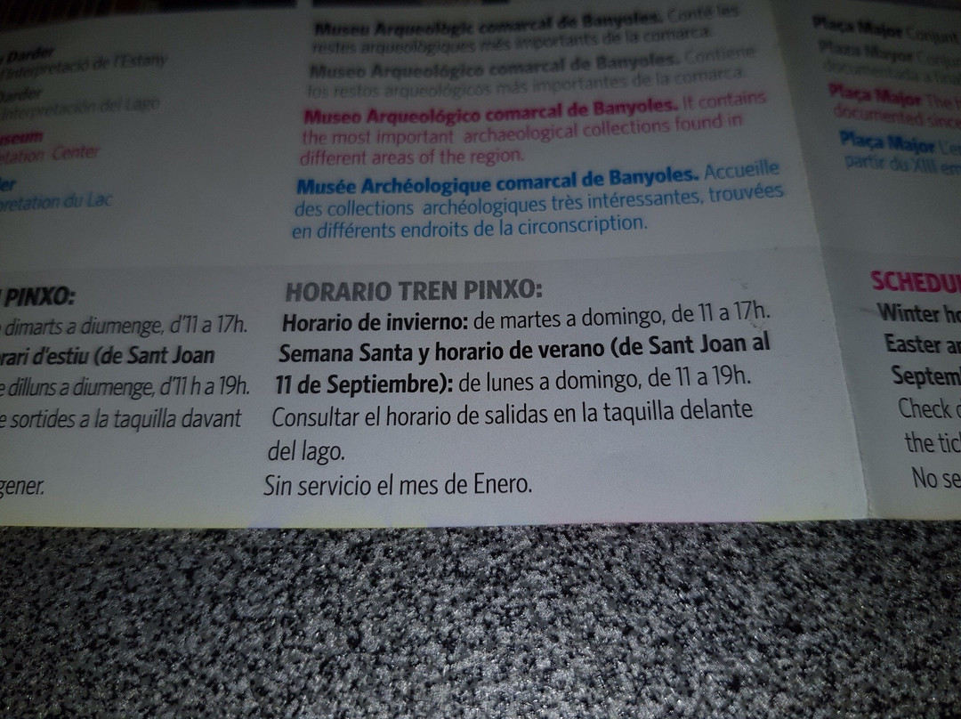 El Tren Pinxo de Banyoles景点图片